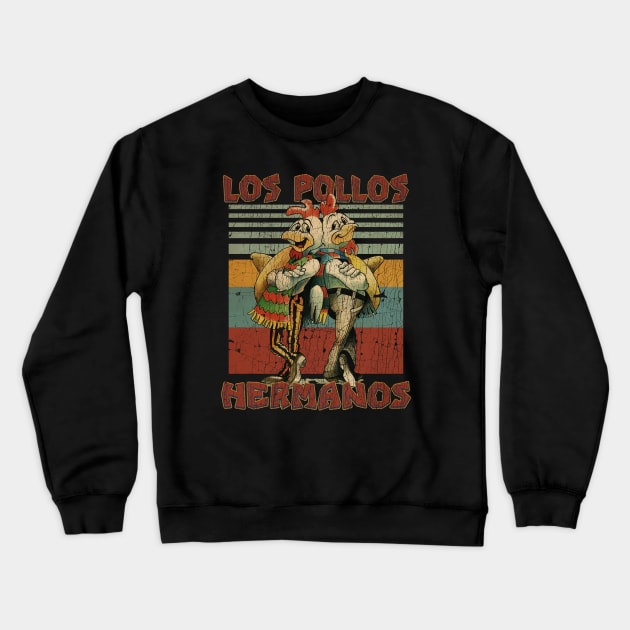 RETRO- LOS POLLOS HERMANOS TEXTURE Crewneck Sweatshirt by sepatubau77